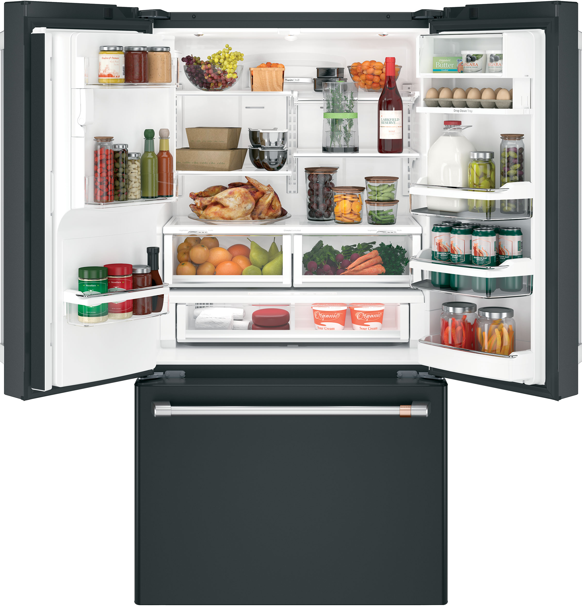 CAFÉ™ ENERGY STAR® 22.1 Cu. Ft. Smart Counter-Depth French-Door Refrigerator with Hot Water Dispenser CYE22TP3MD1