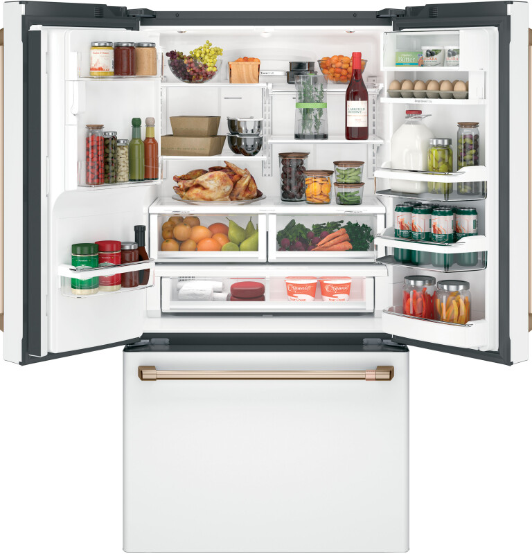 CAFÉ™ ENERGY STAR® 22.1 Cu. Ft. Smart Counter-Depth French-Door Refrigerator with Hot Water Dispenser CYE22TP4MW2