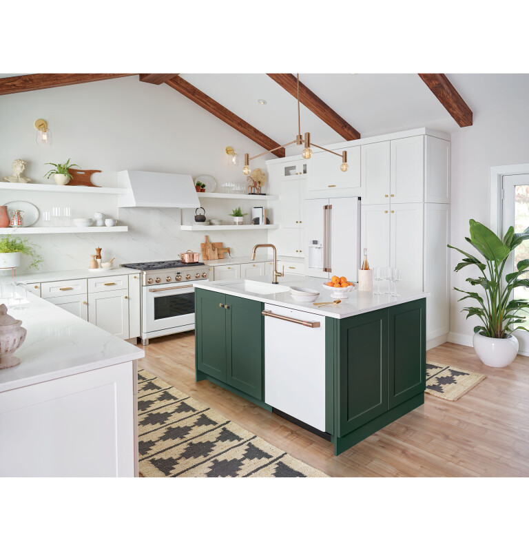 CAFÉ™ ENERGY STAR® 22.1 Cu. Ft. Smart Counter-Depth French-Door Refrigerator with Hot Water Dispenser CYE22TP4MW2