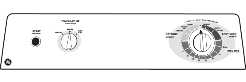 5.8 Cu. Ft. Extra-Large Capacity Electric Dryer DBLR333EEWW