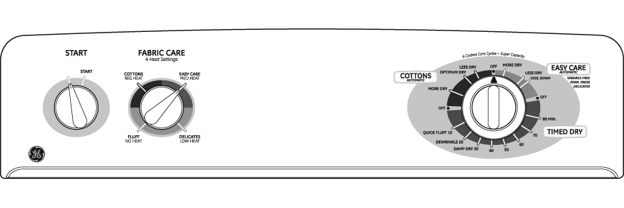7.0 Cu. Ft. Super Capacity Electric Dryer DBSR463EGWW