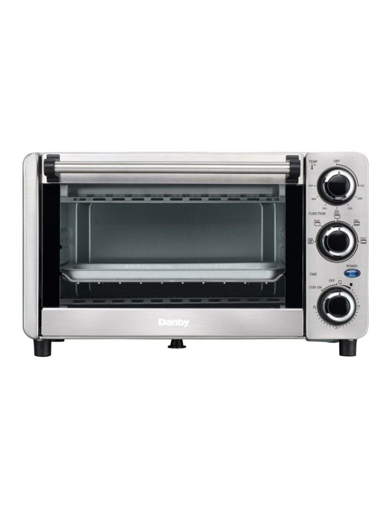 Danby 0.4 cu. ft./12L 4 Slice Countertop Toaster Oven Stainless Steel DBTO0412BBSS Picture 1