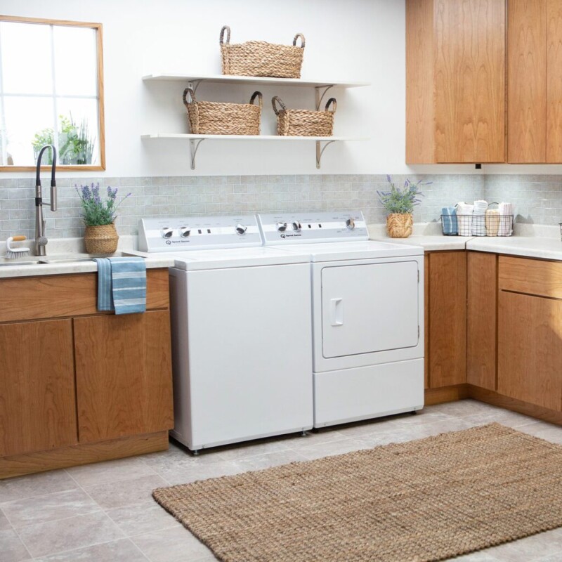 DC5 Sanitizing Electric Dryer with Extended Tumble DC5003WE