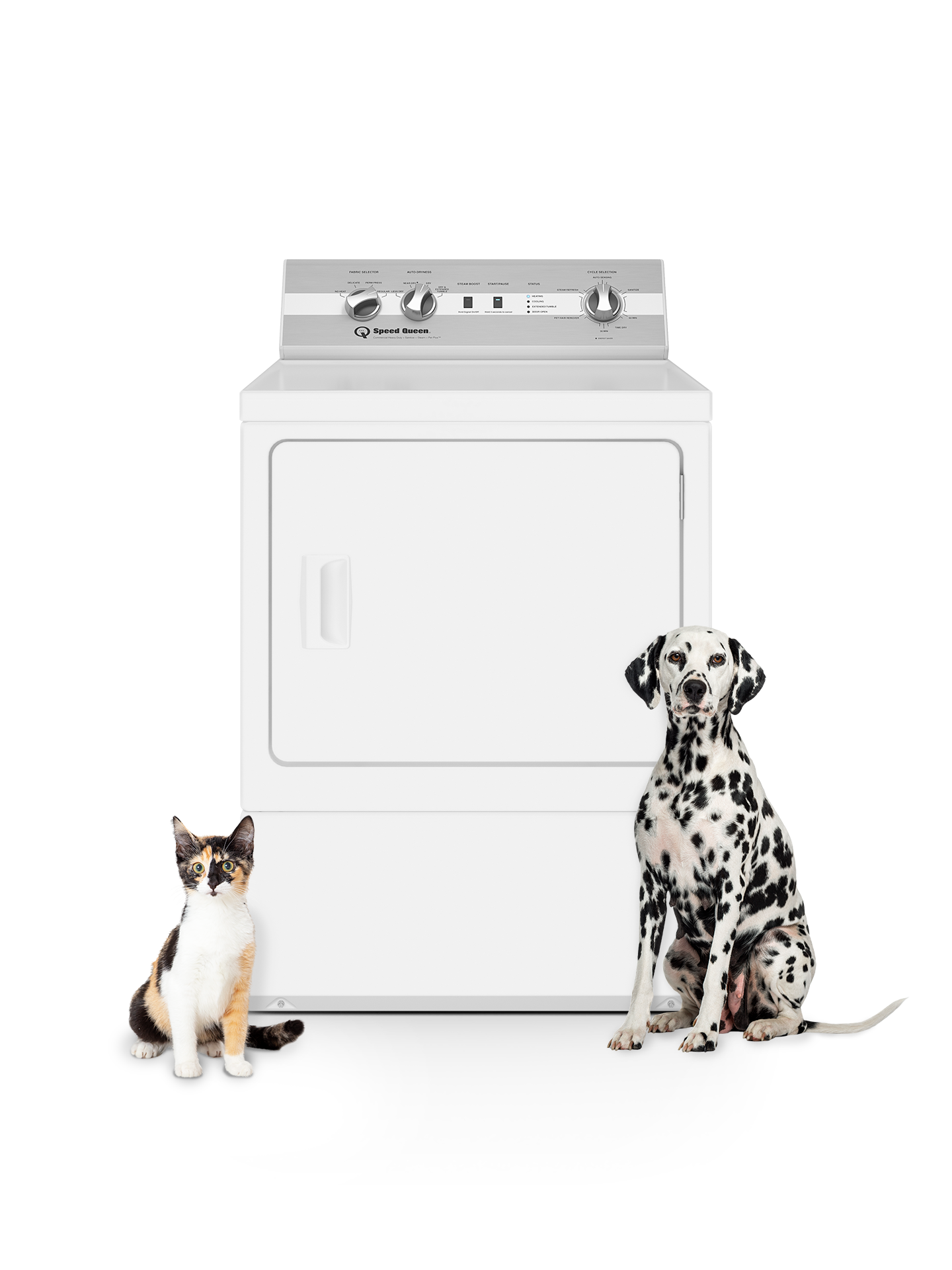 DC5 Sanitizing Gas Dryer with Pet Plus™ DC5004WG