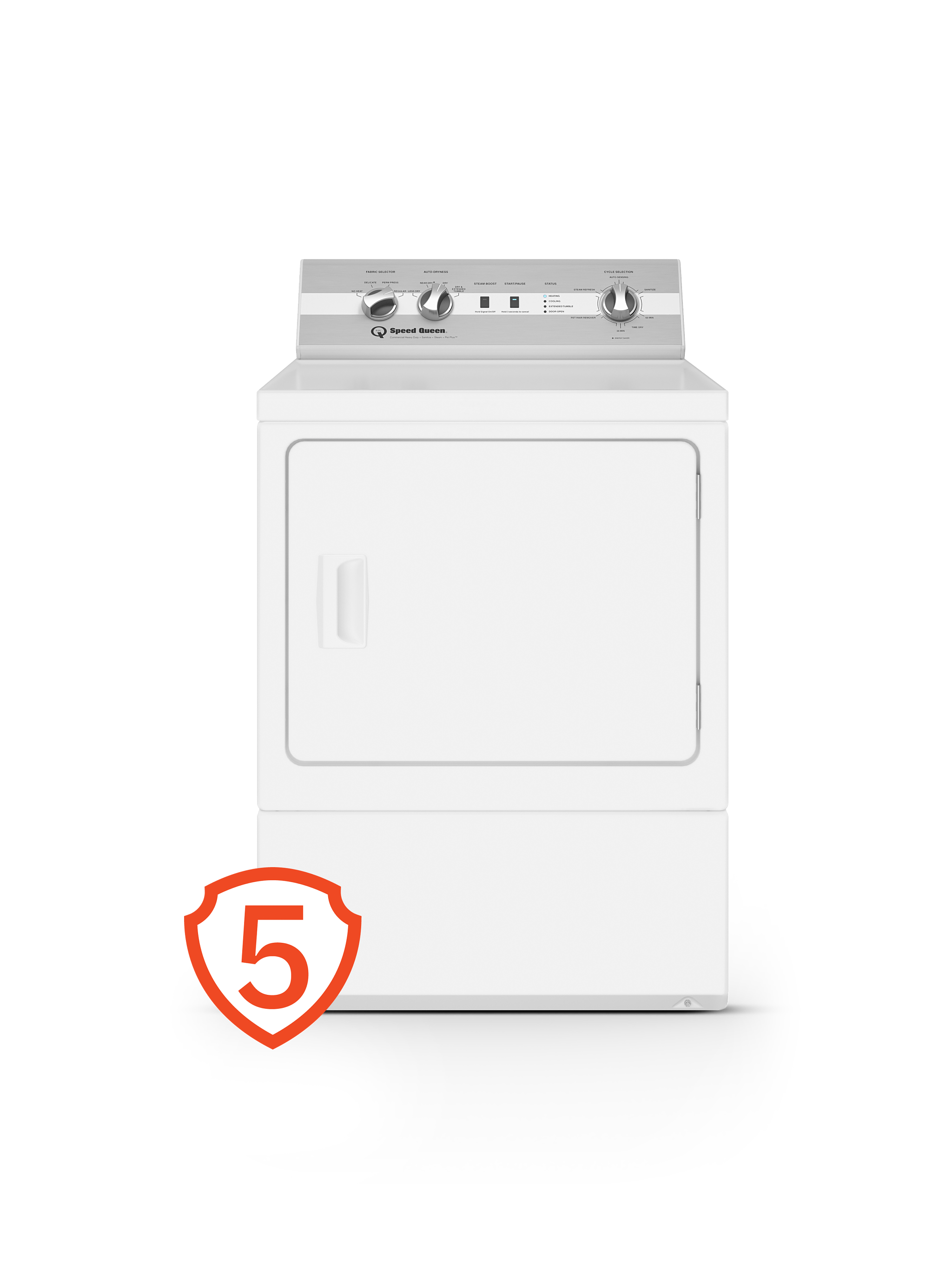 DC5 Sanitizing Gas Dryer with Pet Plus™ DC5004WG