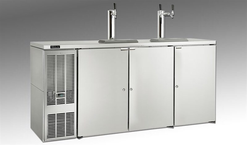 Direct Draw Beverage Dispensers are available in 1-, 2-, 3-, and 4-door models and can accommodate a variety of keg layouts to maximize your customers' options for dispensing beer, wine, cock
