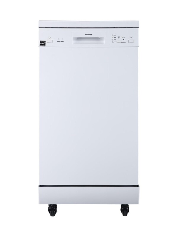 Danby 18″ Wide Portable Dishwasher White DDW1805EWP Picture 1