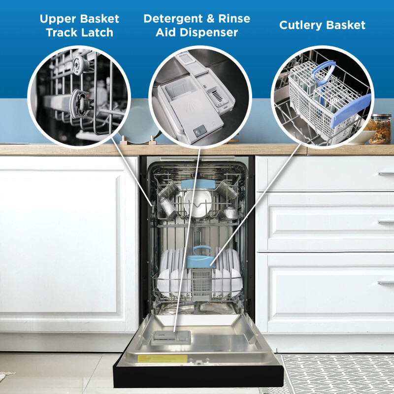 18″ Wide Built-in Dishwasher DDW18D1EB