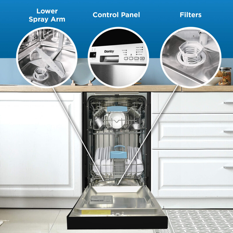 18″ Wide Built-in Dishwasher DDW18D1EB
