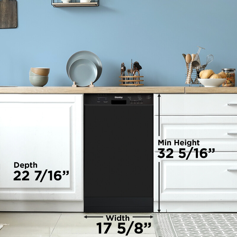 18″ Wide Built-in Dishwasher DDW18D1EB