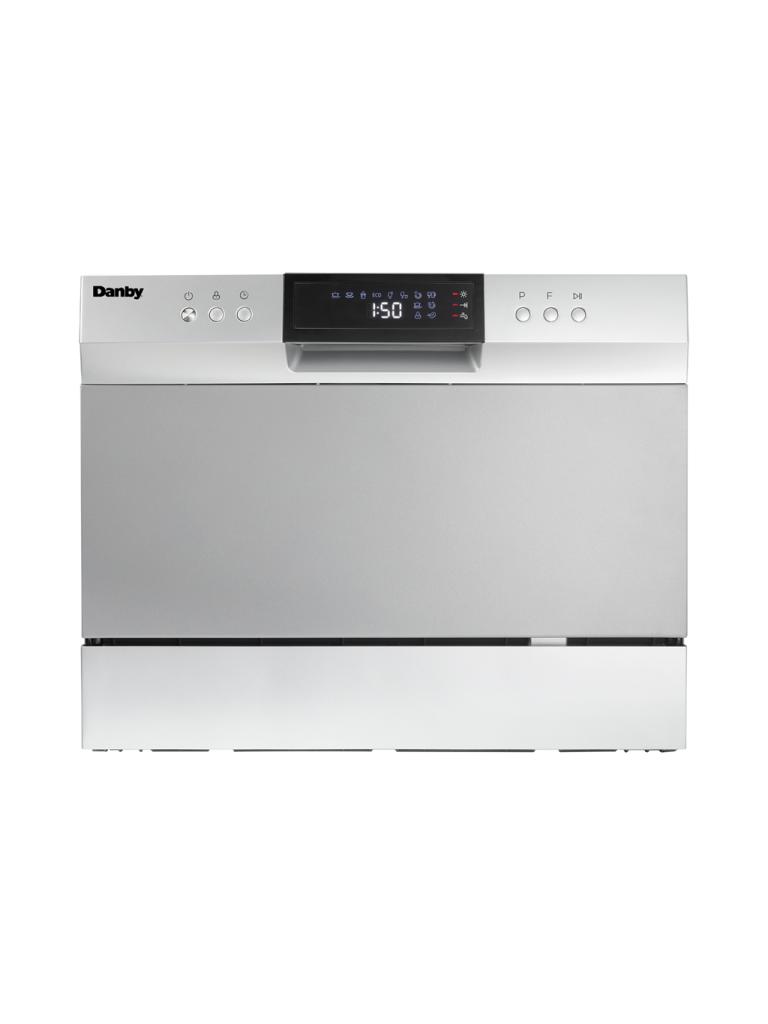 6 Place Setting Countertop Dishwasher in Silver DDW631SDB