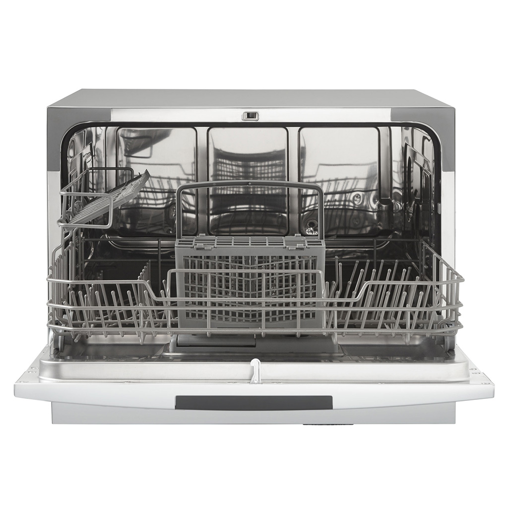 6 Place Setting Countertop Dishwasher in Silver DDW631SDB