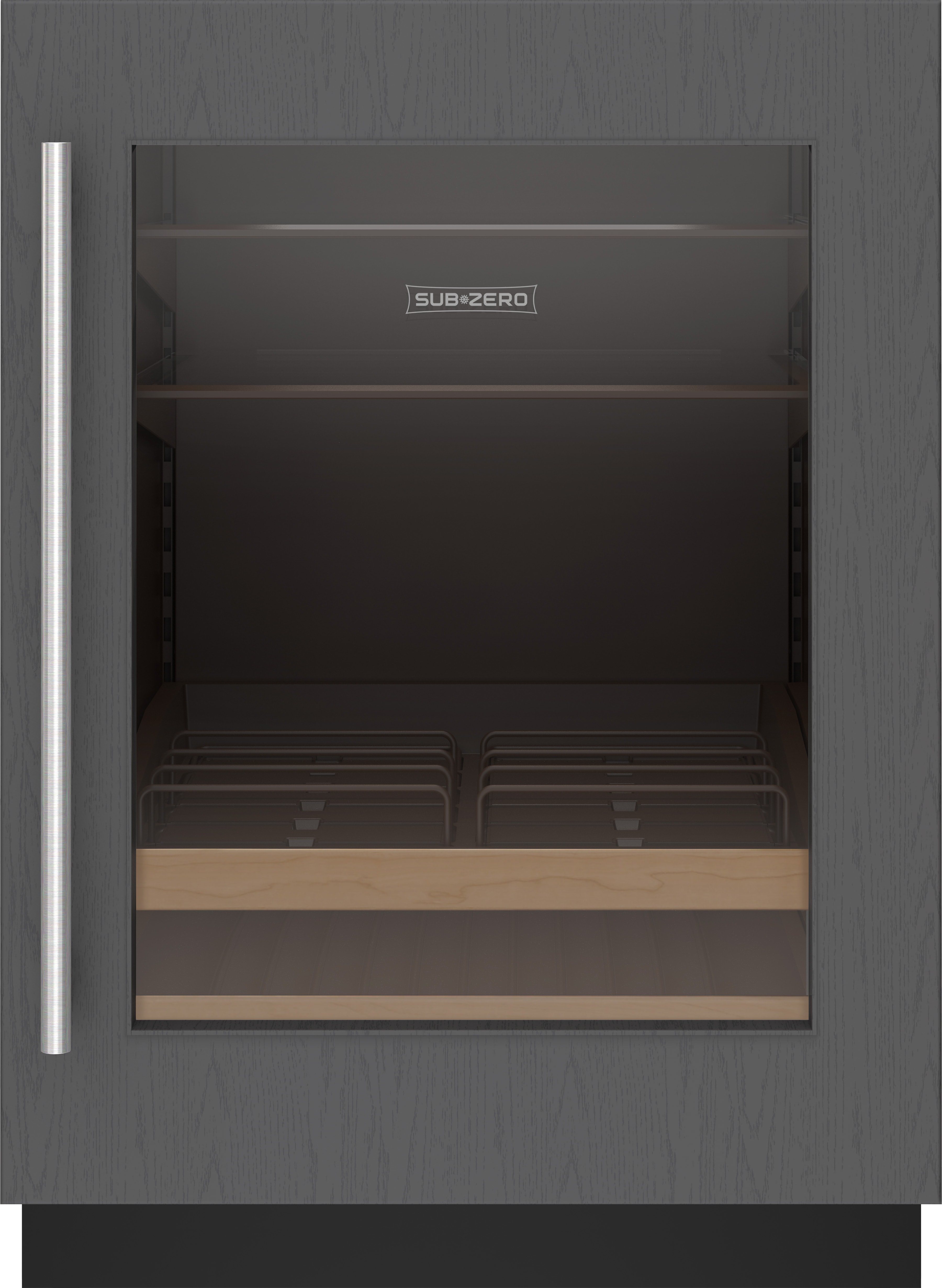 24" Designer Undercounter Beverage Center - Left Hinge DEU2450BGL