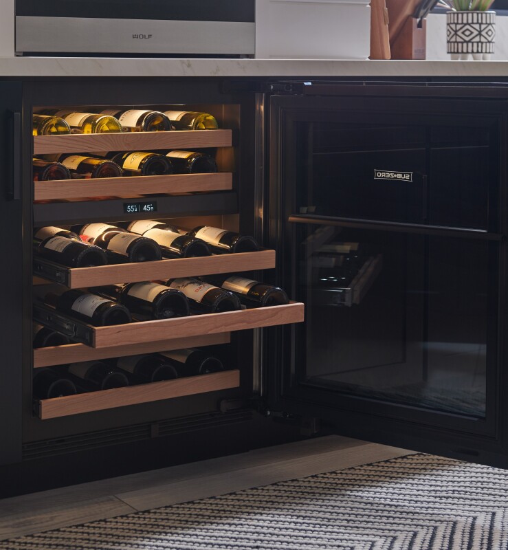 24" Designer Undercounter Wine Storage - Panel Ready DEU2450WL