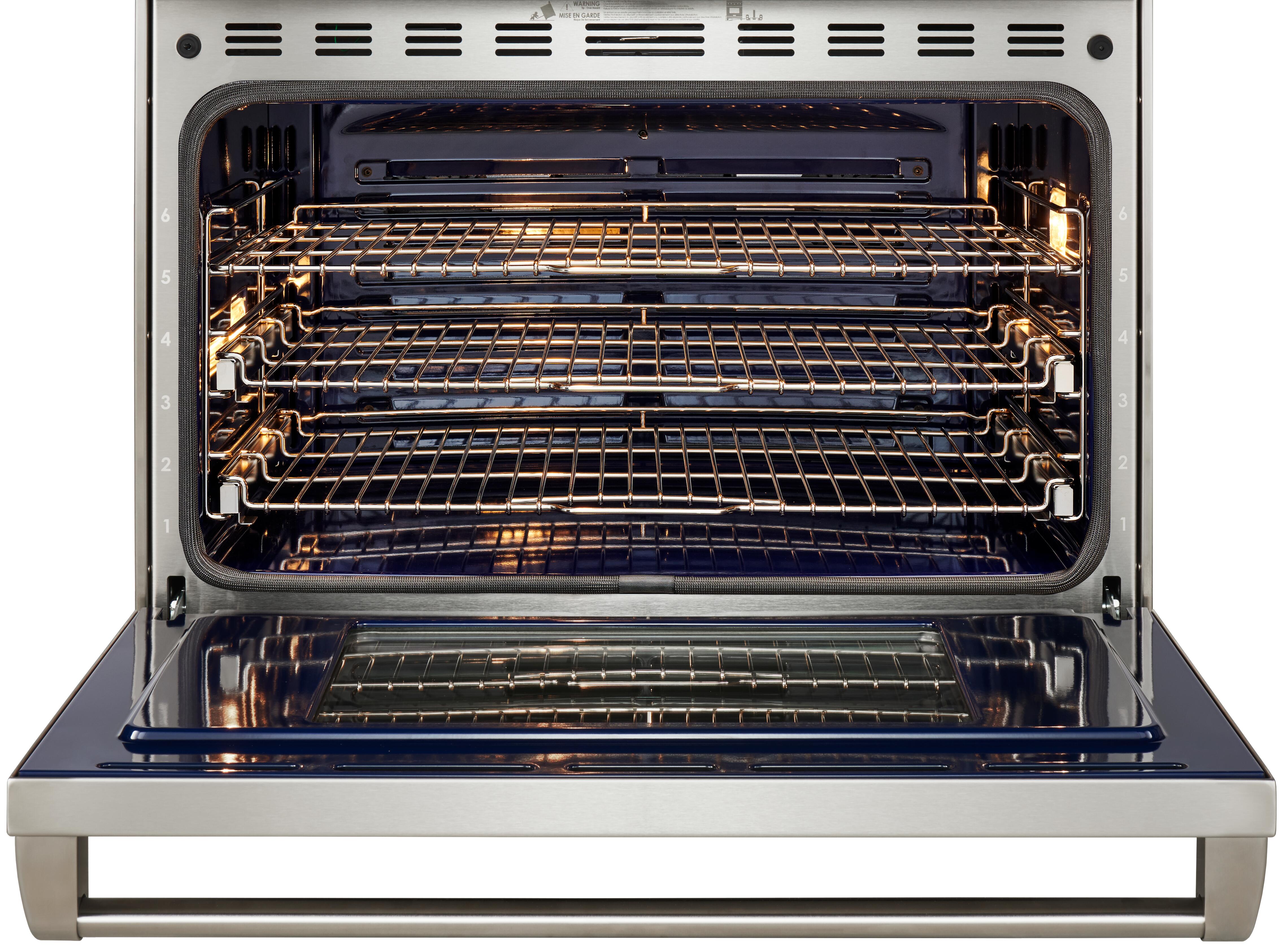 36" Dual Fuel Range - 4 Burners and Infrared Griddle DF36450GBKP