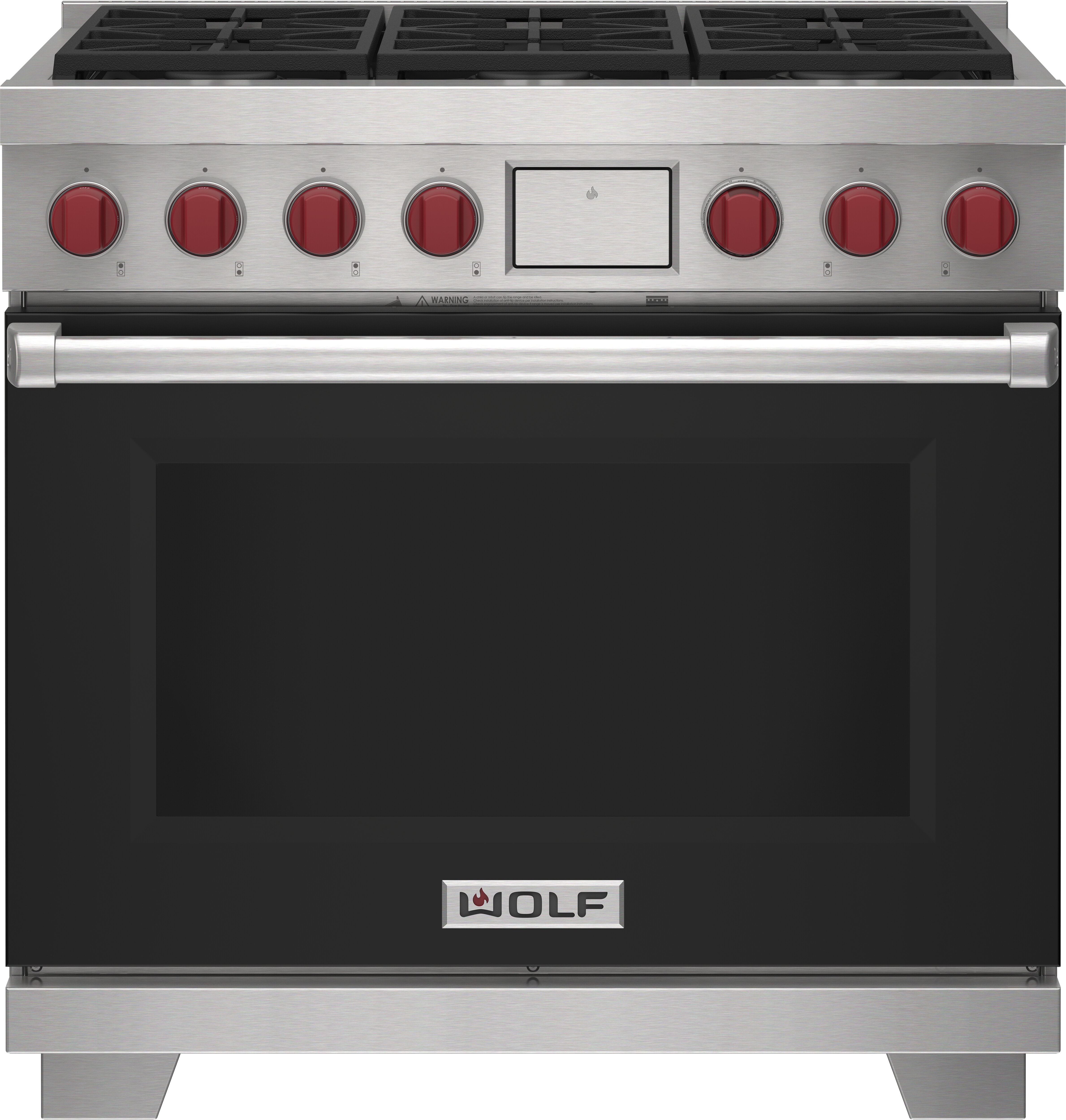 36" Dual Fuel Range - 6 Burners DF36650WHPLP