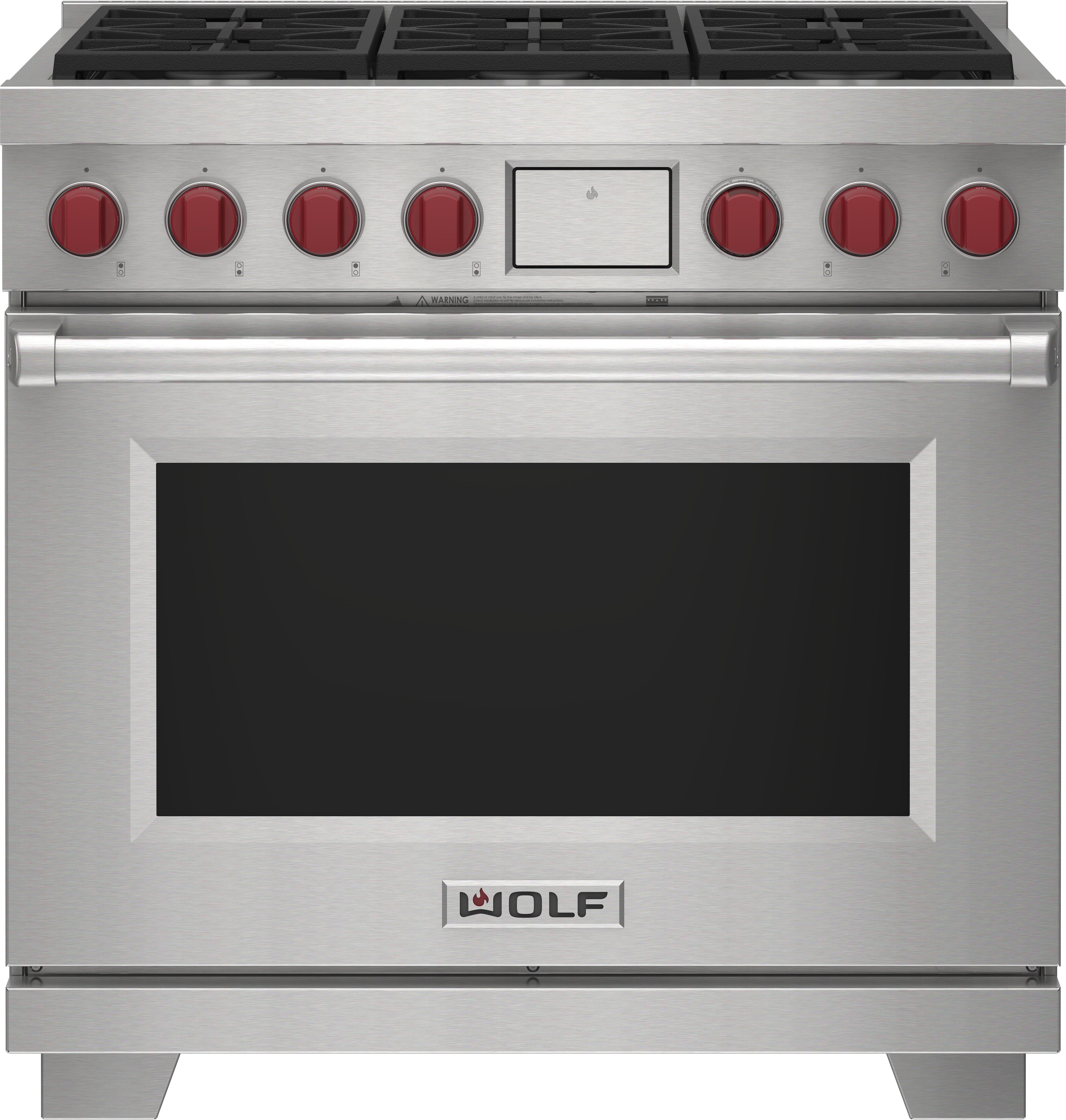 36" Dual Fuel Range - 6 Burners DF36650WHP