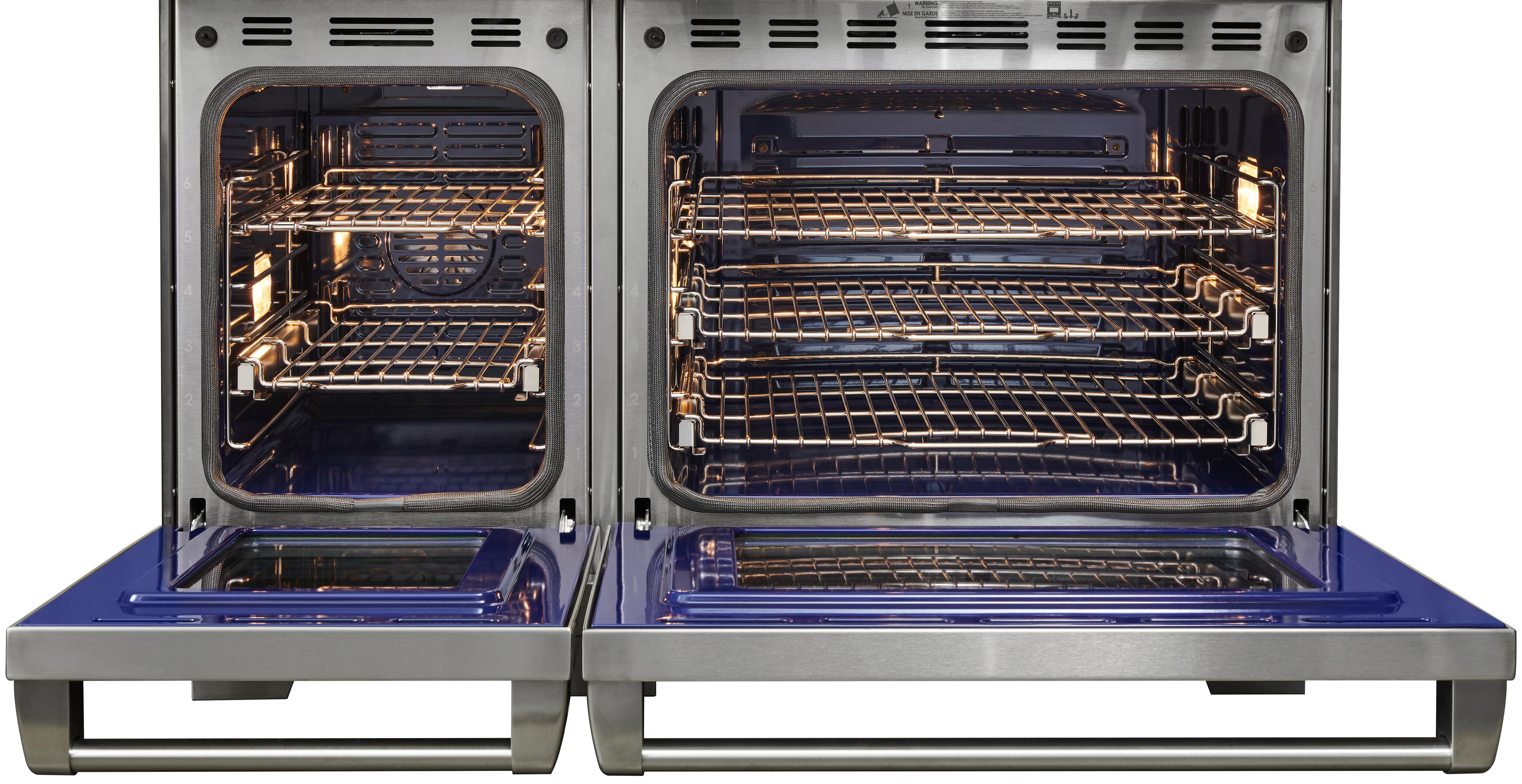 48" Dual Fuel Range - 4 Burners, Infrared Charbroiler and Infrared Griddle DF48450CGBKPLP