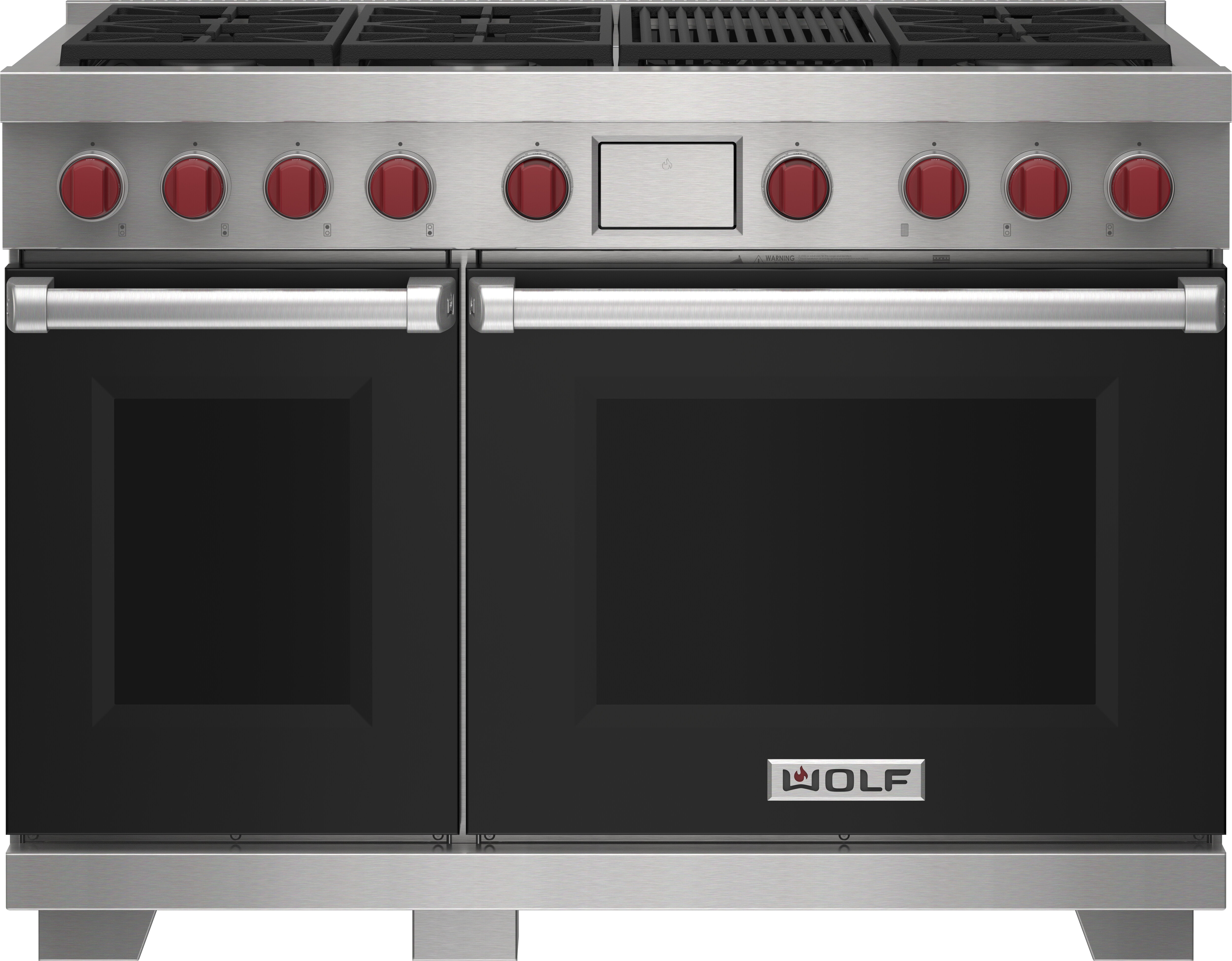 48" Dual Fuel Range - 6 Burners and Infrared Charbroiler DF48650CWHPLP