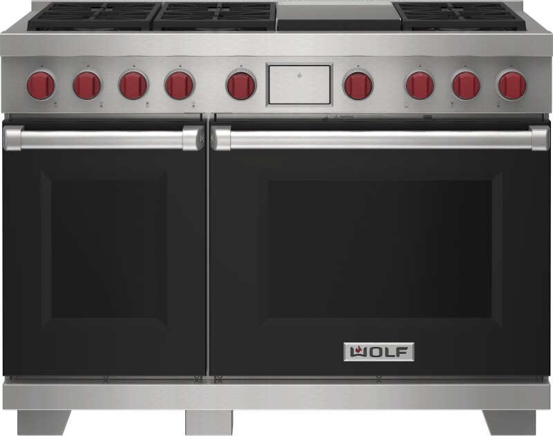 48" Dual Fuel Range - 6 Burners and Infrared Griddle DF48650GSP