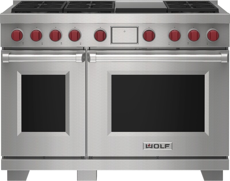48" Dual Fuel Range - 6 Burners and Infrared Griddle DF48650GSP