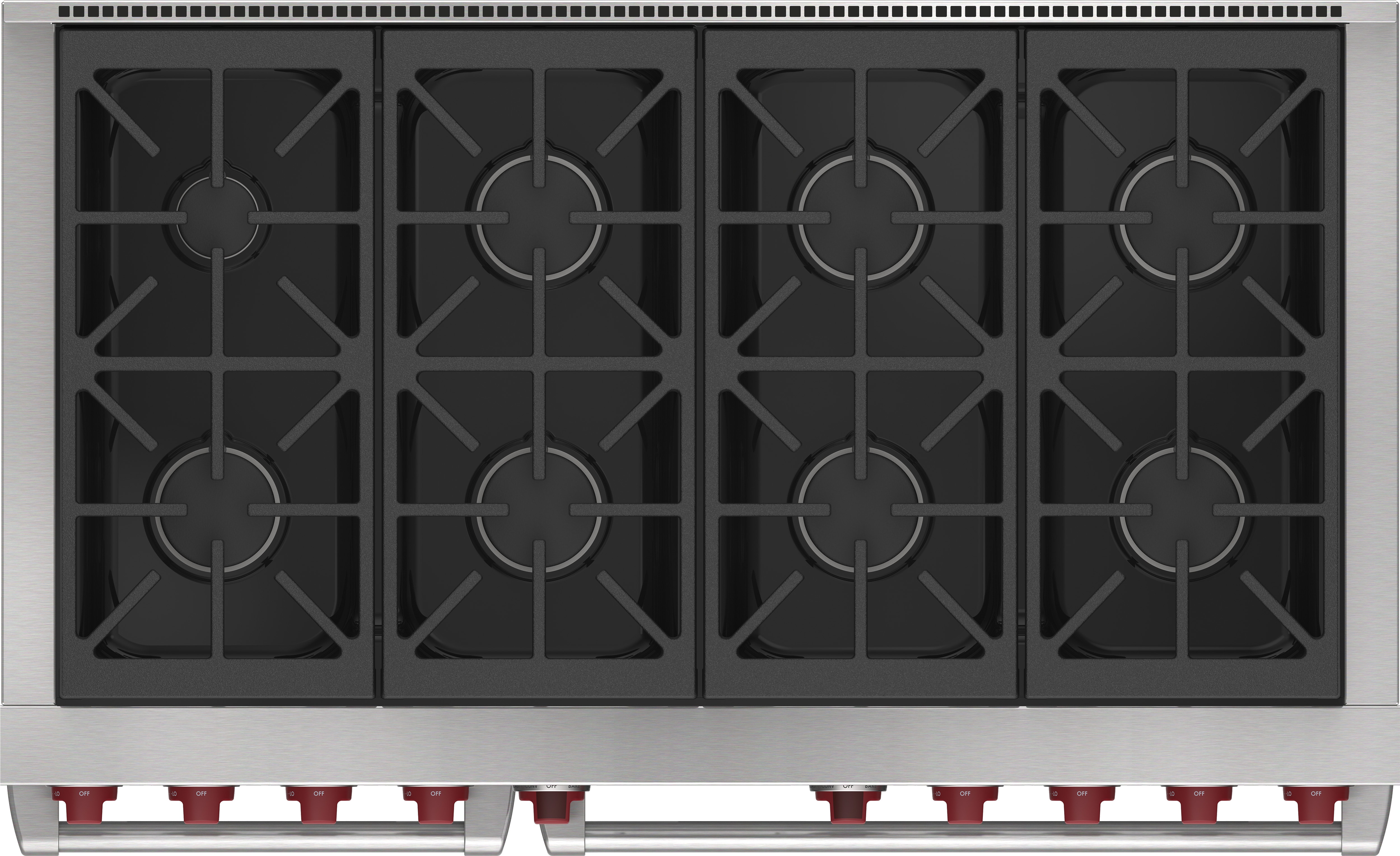 48" Dual Fuel Range - 8 Burners DF48850WHPLP