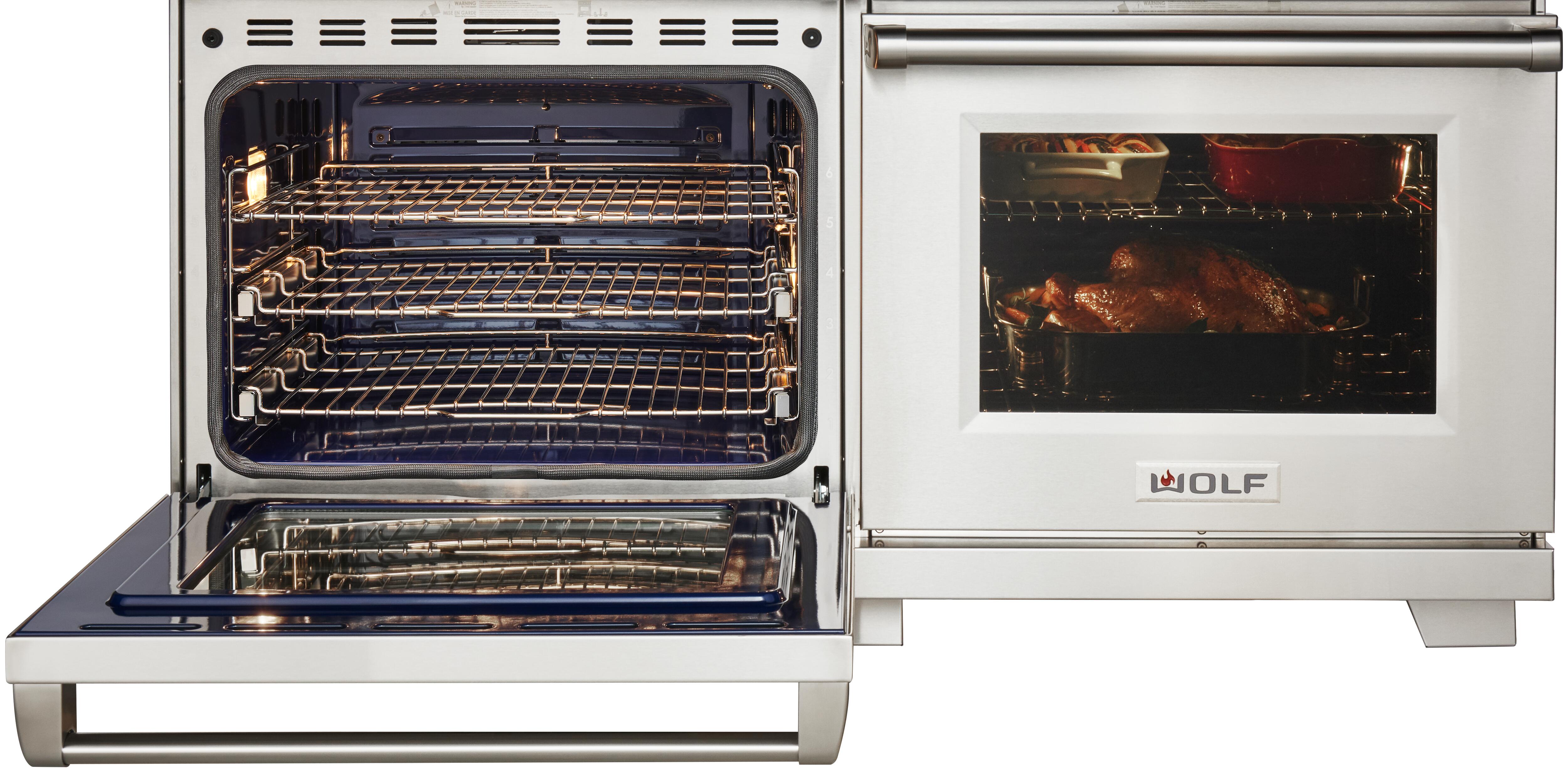 60" Dual Fuel Range - 6 Burners, Infrared Charbroiler and Infrared Griddle DF60650CGBKP