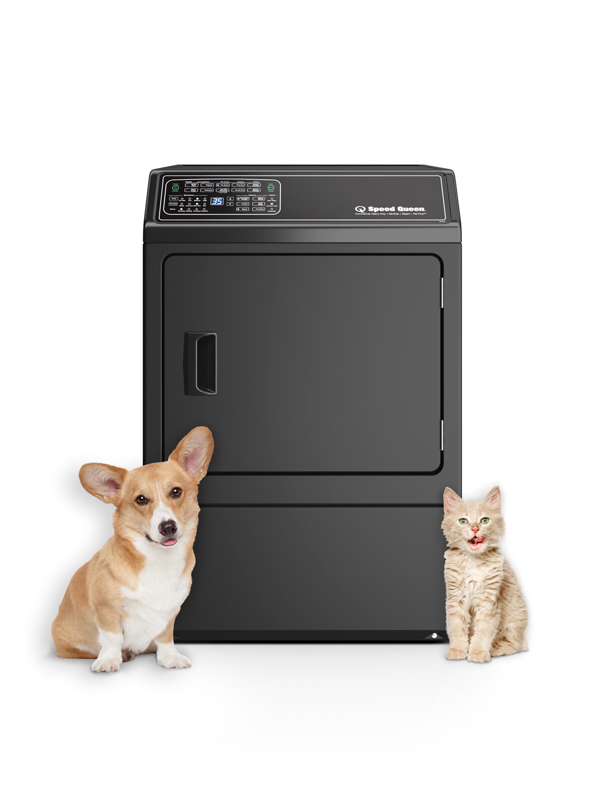 DF7 Sanitizing Electric Dryer with Front Control DF7004BE