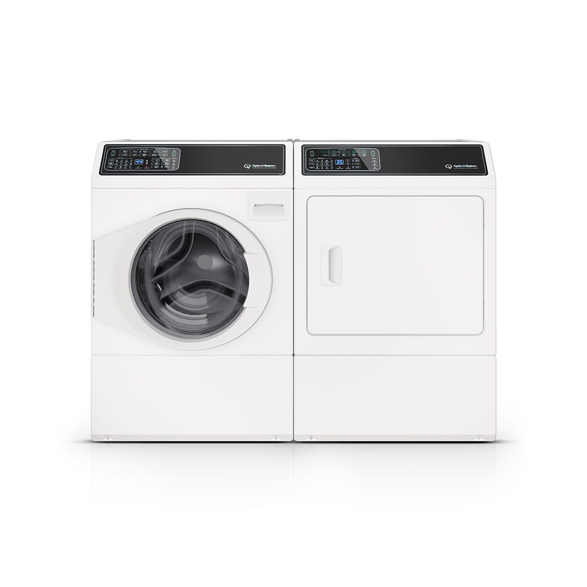 DF7 Sanitizing White Gas Dryer with Front Control DF7004WG