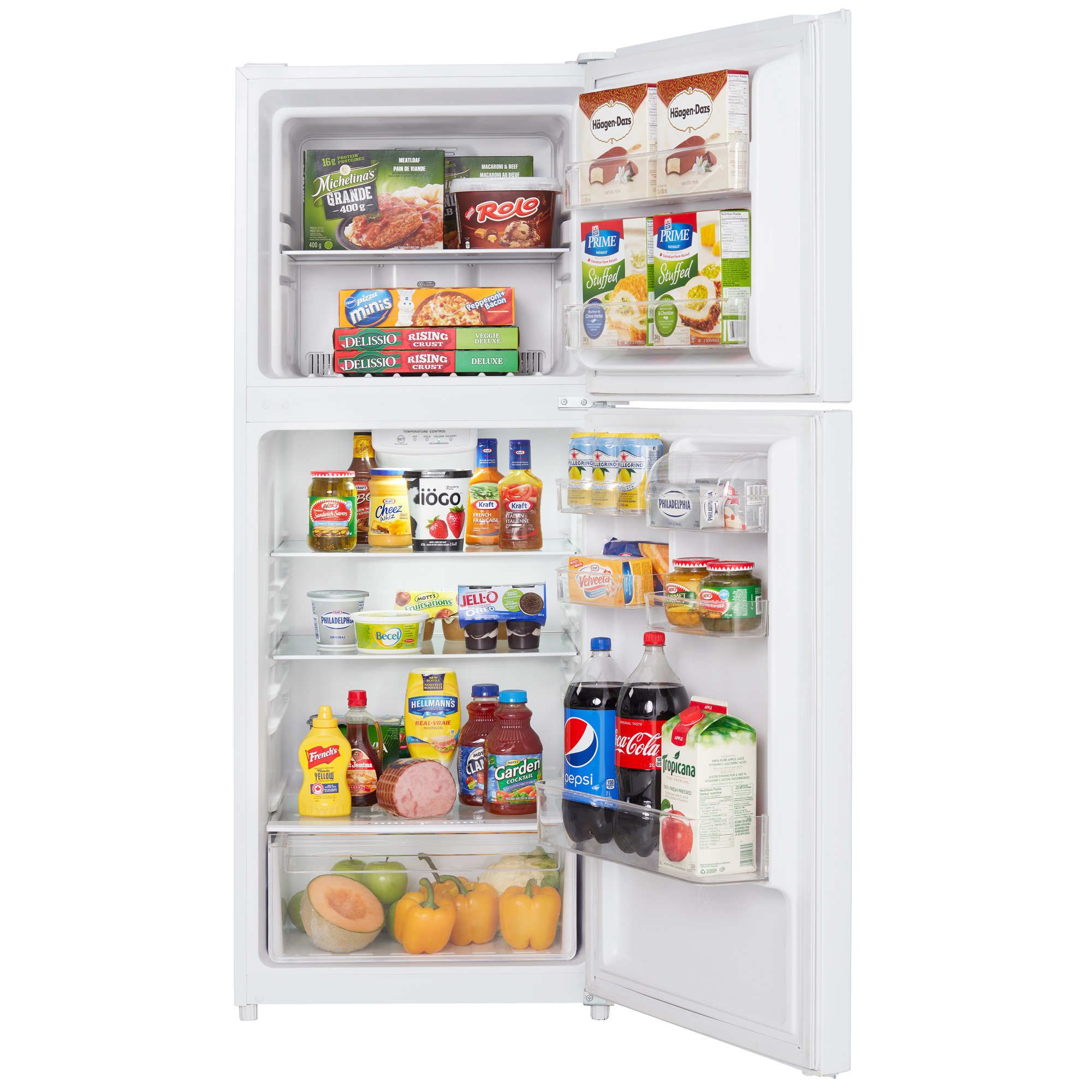 10.0 cu. ft. Apartment Size Fridge Top Mount DFF101B1WDB