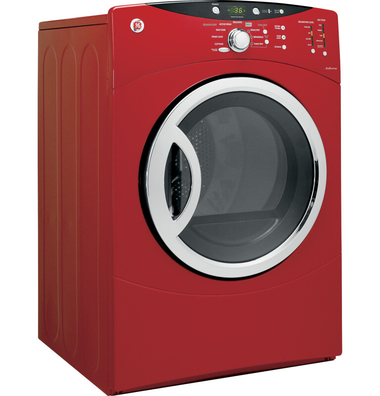 GE Adora 7.0 Cu. Ft. Super Capacity Electric Dryer Metallic Red DHDVH68EJMR Picture 1
