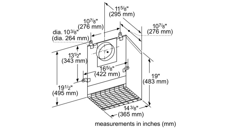 Integral blower DHR1FZUC