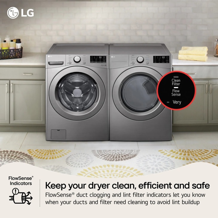 7.4 Cu. Ft. Ultra Large Capacity Electric Dryer DLE3400V