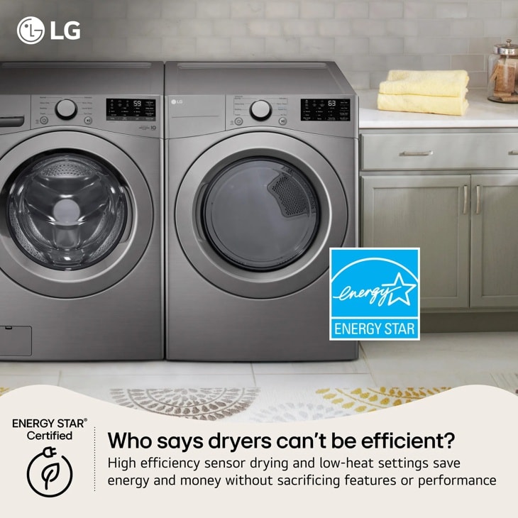 7.4 Cu. Ft. Ultra Large Capacity Electric Dryer DLE3400V