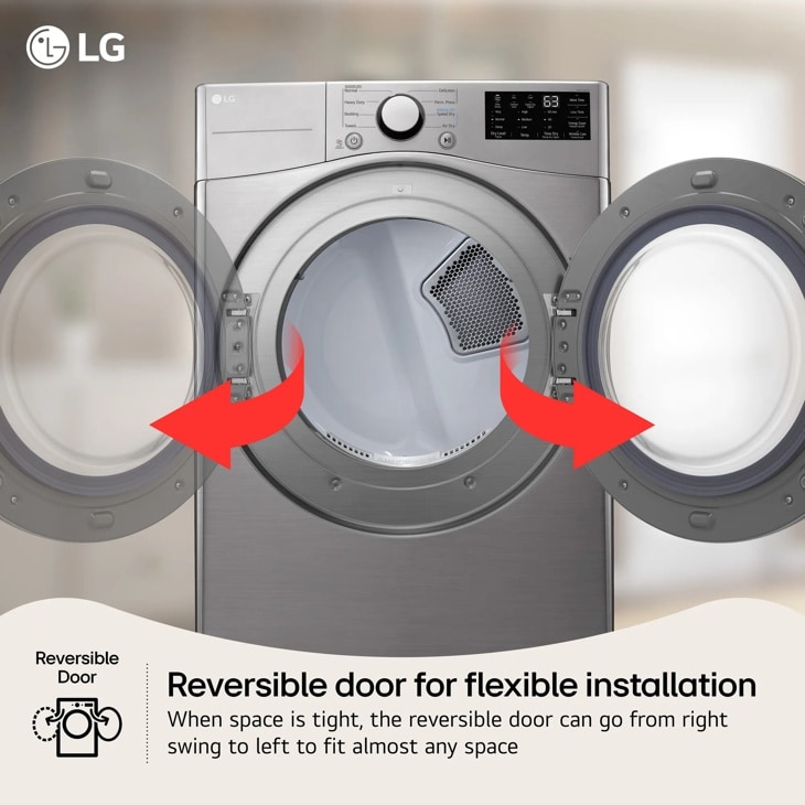 7.4 Cu. Ft. Ultra Large Capacity Electric Dryer DLE3400V