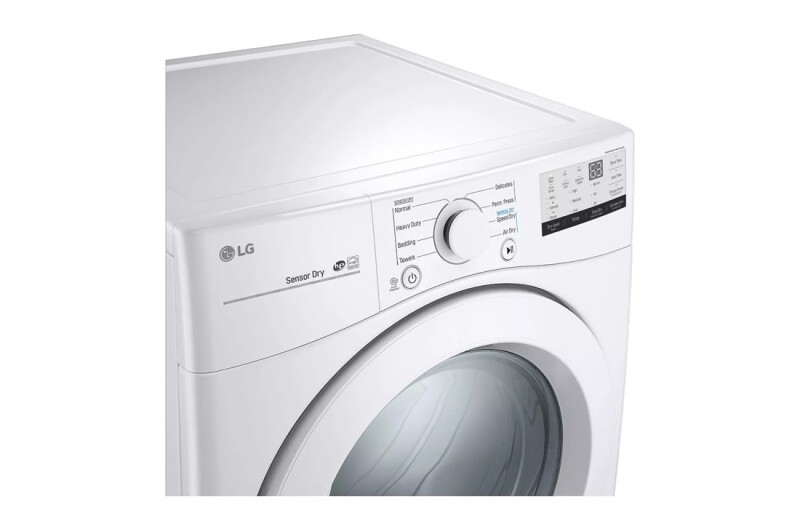 7.4 Cu. Ft. Large Capacity Electric Dryer - White DLE3400W