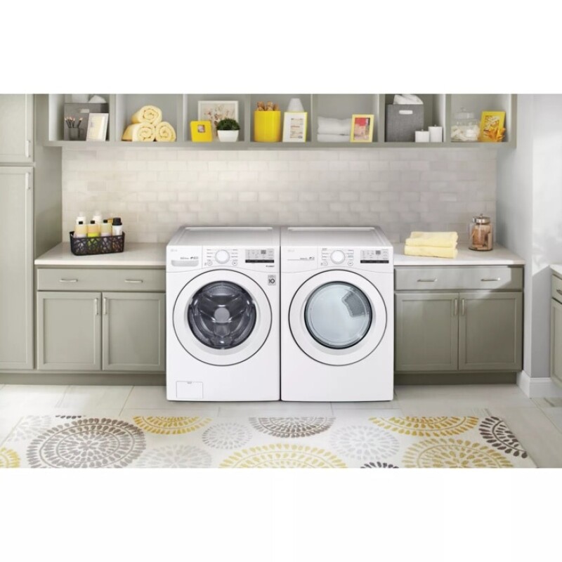 7.4 Cu. Ft. Large Capacity Electric Dryer - White DLE3400W