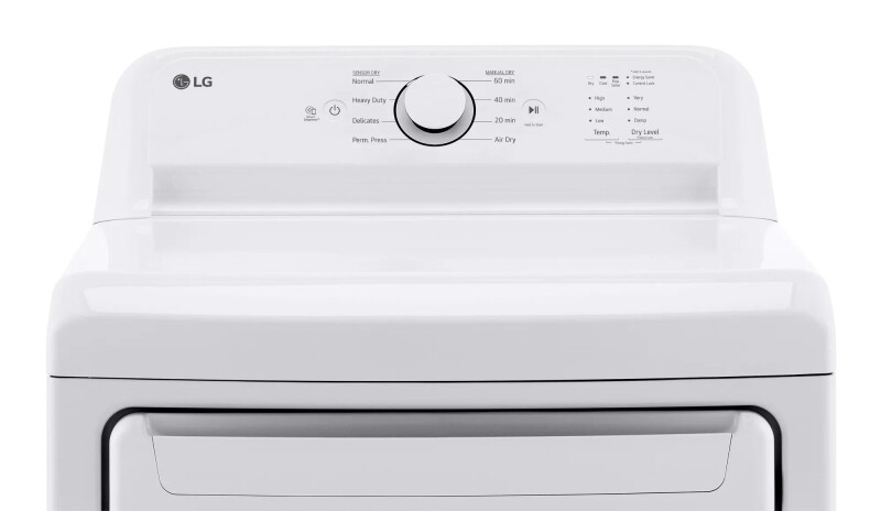 7.3 Cu. Ft. Ultra Large Capacity Rear Control Electric Energy Star Dryer With Sensor Dry DLE6100W