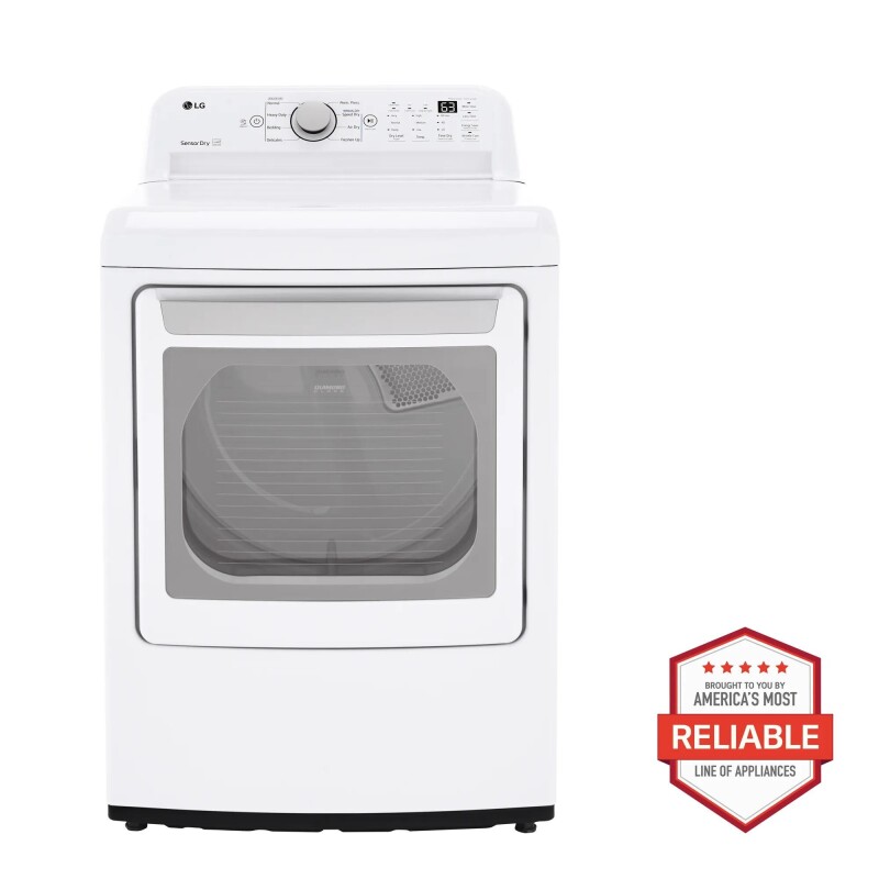 7.3 cu. ft. Ultra Large Capacity Electric Dryer with Sensor Dry Technology DLE7150W