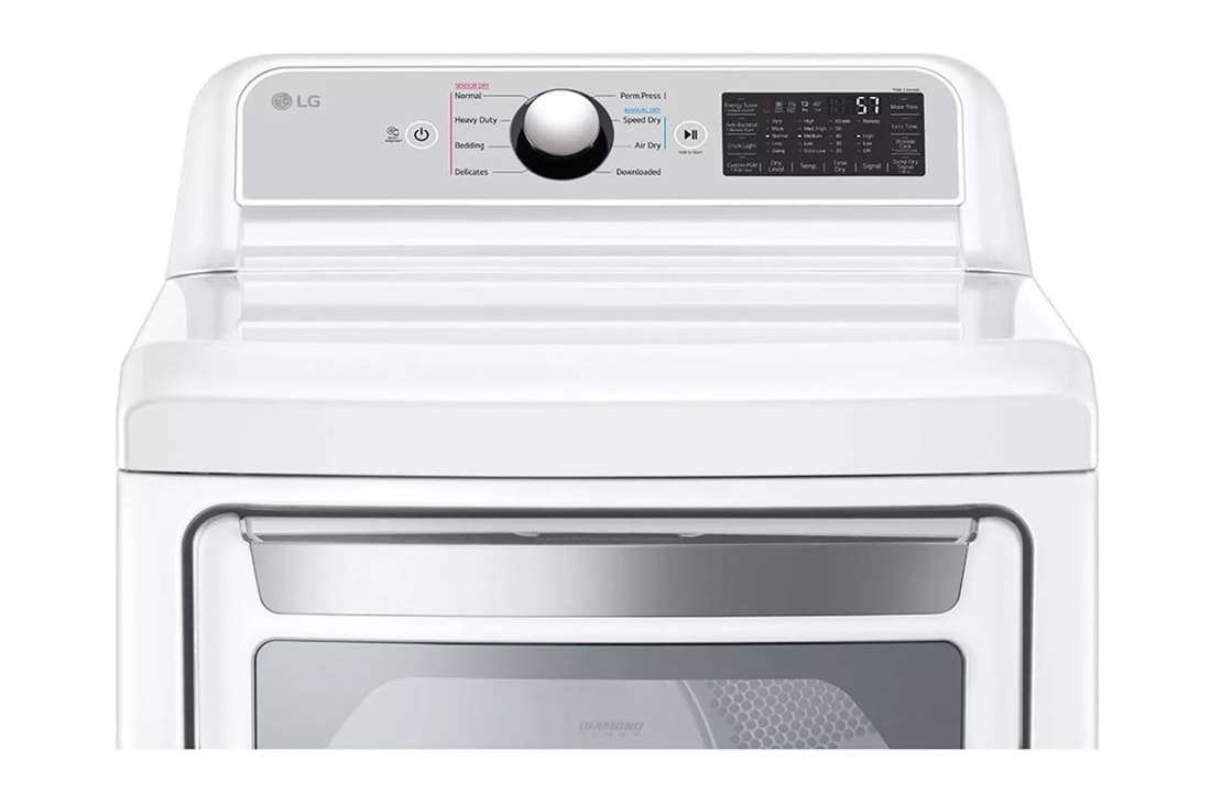 7.3 cu. ft. Ultra Large Capacity Smart wi-fi Enabled Rear Control Electric Dryer with EasyLoad™ Door DLE7400WE