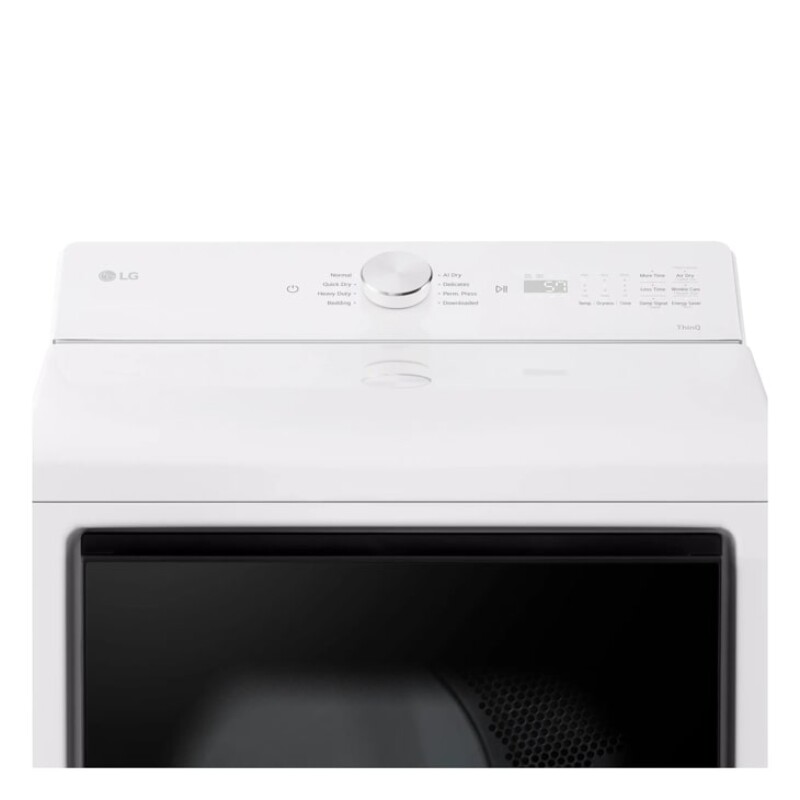 7.3 Cu. Ft. Ultra Large Capacity Rear Control Electric Dryer With Ai Sensing And Thinq® Smart Features DLE8200W