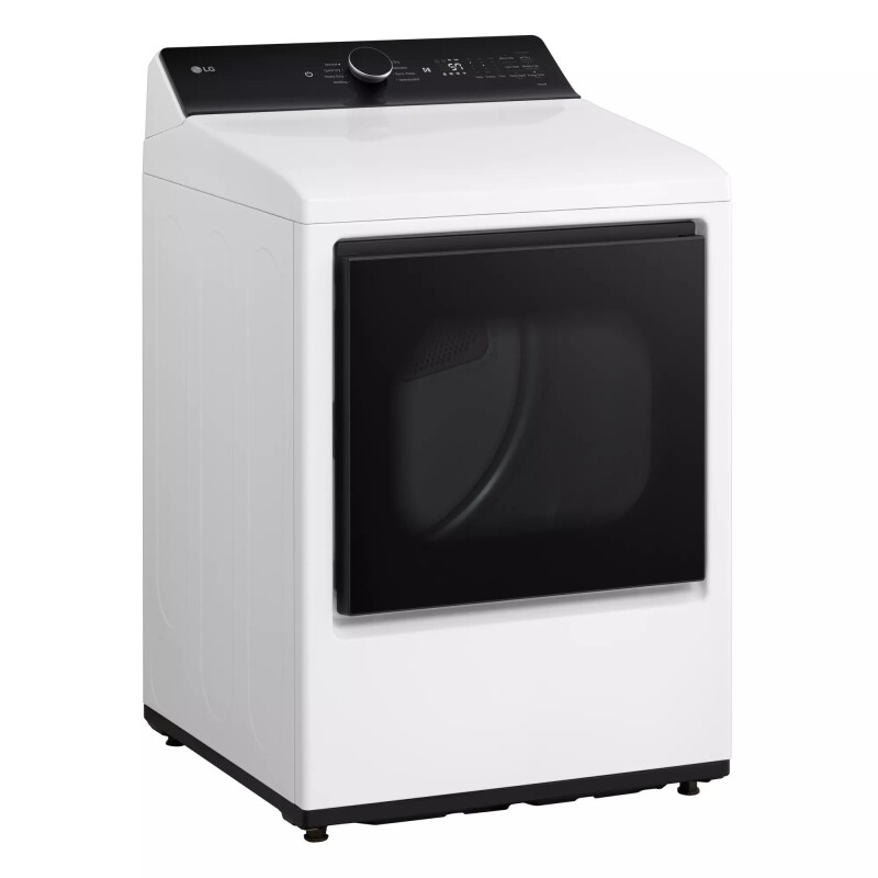 7.3 cu. ft. Ultra Large Capacity Rear Control Electric Dryer with LG EasyLoad™ Door and AI Sensing DLE8400WE