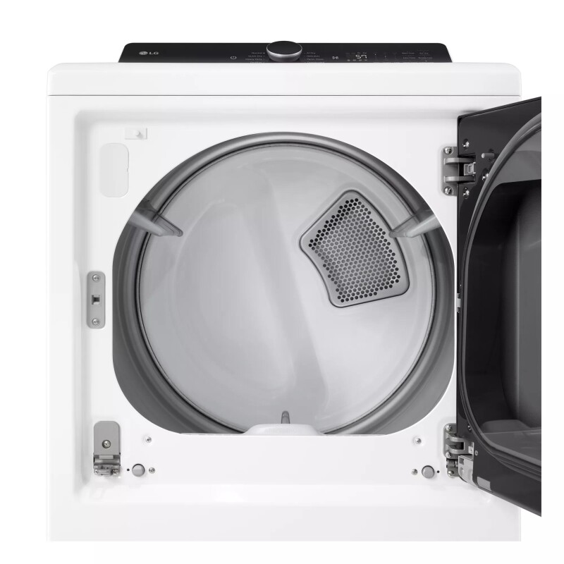 7.3 cu. ft. Ultra Large Capacity Rear Control Electric Dryer with LG EasyLoad™ Door and AI Sensing DLE8400WE