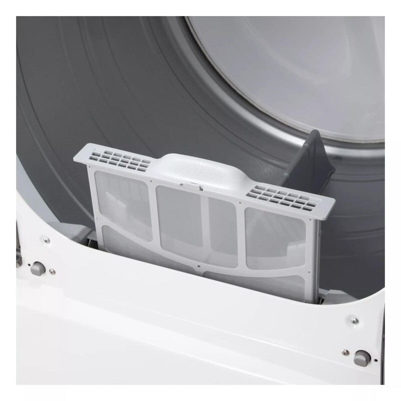 7.3 cu. ft. Ultra Large Capacity Rear Control Electric Dryer with LG EasyLoad™ Door and AI Sensing DLE8400WE