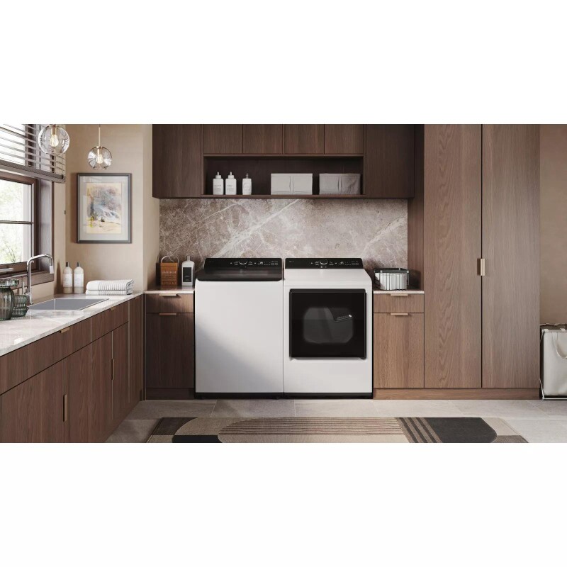 7.3 cu. ft. Ultra Large Capacity Rear Control Electric Dryer with LG EasyLoad™ Door and AI Sensing DLE8400WE