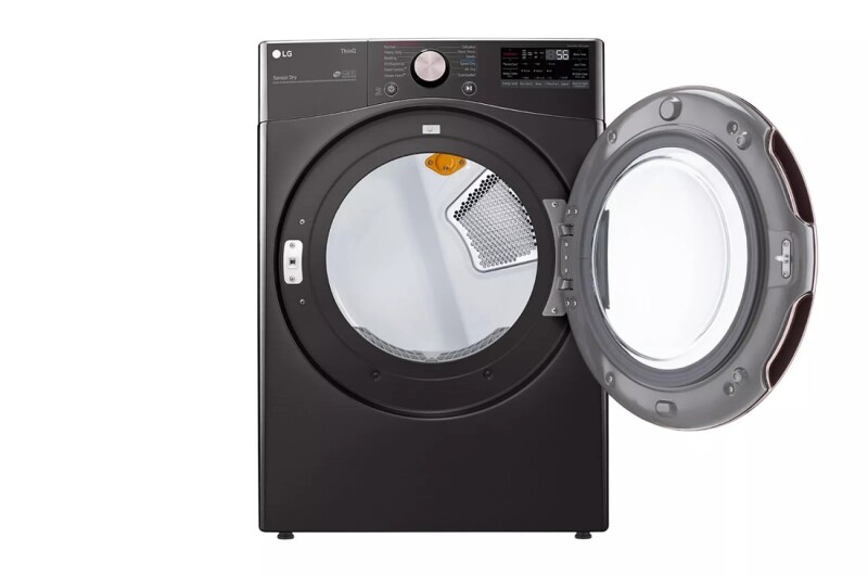 7.4 cu. ft. Ultra Large Capacity Smart wi-fi Enabled Front Load Electric Dryer with TurboSteam™ and Built-In Intelligence DLEX4000B