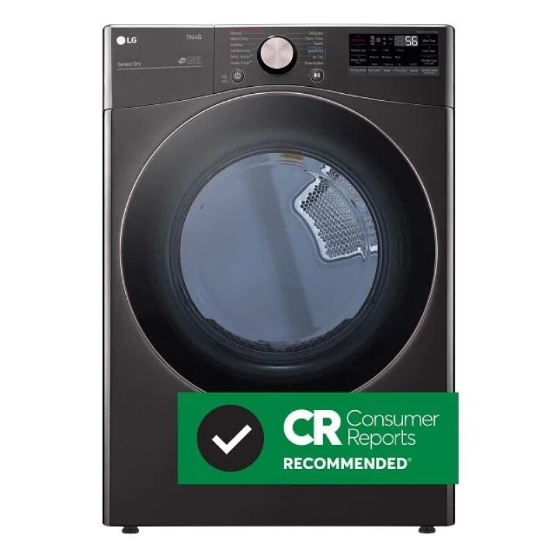 7.4 cu. ft. Ultra Large Capacity Smart wi-fi Enabled Front Load Electric Dryer with TurboSteam™ and Built-In Intelligence DLEX4000B