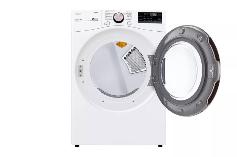 7.4 cu. ft. Ultra Large Capacity Smart wi-fi Enabled Front Load Electric Dryer with TurboSteam™ and Built-In Intelligence DLEX4000W