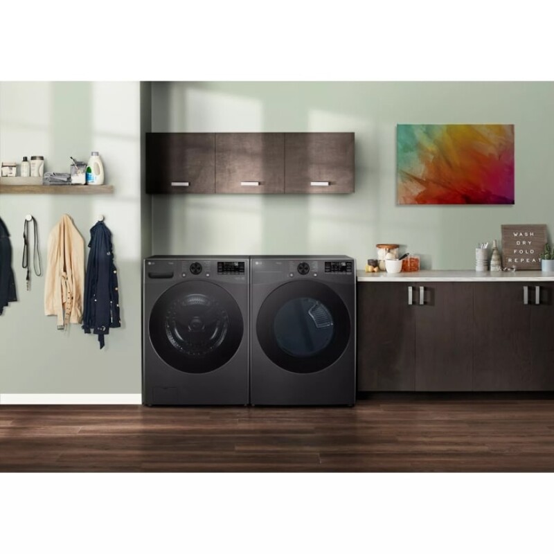 7.4 cu. ft. Smart Front Load Electric Dryer with Sensor Dry & Steam Technology DLEX4080B