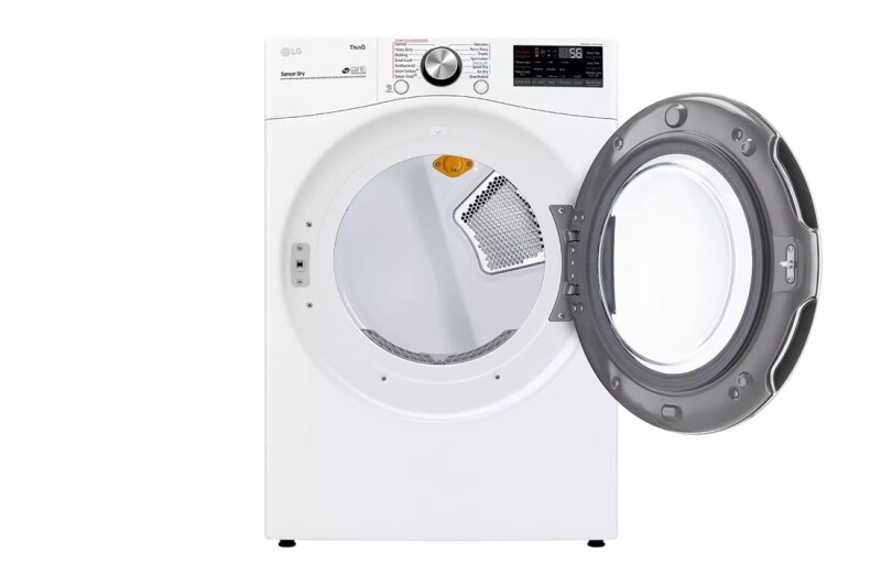 7.4 cu. ft. Ultra Large Capacity Smart wi-fi Enabled Front Load Electric Dryer with TurboSteam™ and Built-In Intelligence DLEX4200W